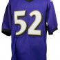 Ray Lewis Signed Purple Pro-Style Custom Football Jersey HOF 18 Inscribed JSA