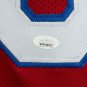 Julius Dr J Erving Signed Custom Red Pro-Style Basketball Jersey JSA ITP