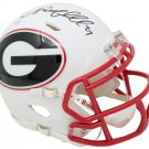 Nick Chubb Signed Georgia Bulldogs Mini AMP Speed Replica Helmet JSA