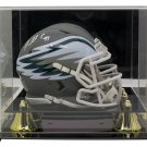Fletcher Cox Signed Eagles Mini AMP Speed Replica Helmet JSA w/ Display Case