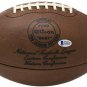 Jim Brown Signed Official Vintage NFL Duke Football HOF 71 BAS
