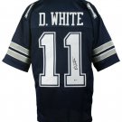 Danny White Signed Blue Pro-Style Custom Football Jersey BAS