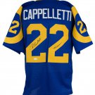John Cappelletti Signed Custom Blue Pro-Style Football Jersey 73 Heisman JSA