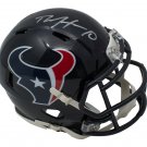 DeAndre Hopkins Signed Houston Texans Mini Speed Helmet JSA