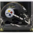 James Conner Signed Pittsburgh Steelers Speed Replica Helmet Fanatics w/Case
