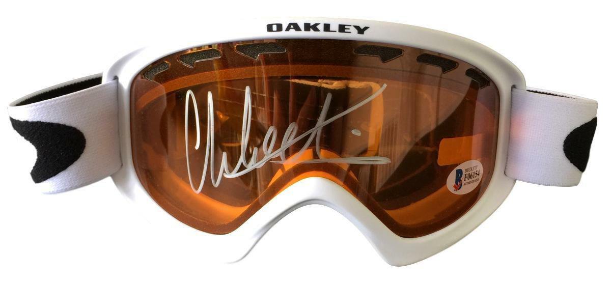 Chloe Kim Signed Oakley Snowboarding Goggles Olympic Gold Medaist BAS
