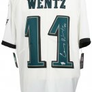 Carson Wentz Signed Philadelphia Eagles White Nike Limited Jersey Fanatics
