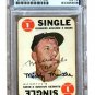 Mickey Mantle New York Yankees Signed 1968 Topps Game Card PSA Slabbed