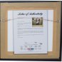 Jim Thorpe Signed Framed 8x10 Matting PSA/DNA LOA