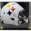 James Conner Signed Pittsburgh Steelers AMP Speed Replica Helmet Fanatics w/Case