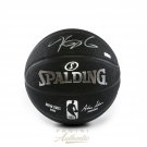 Kevin Durant Signed Black Replica Spalding Basketball Brooklyn Nets Panini COA