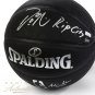 Kevin Durant Signed Black Replica Spalding Basketball Brooklyn Nets Panini COA