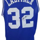 Duke Christian Laettner Signed Custom Blue College Basketball Jersey JSA