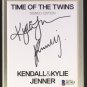 Kendall Kylie Jenner Signed Framed Framed Photo Collage BAS