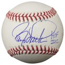 Barry Larkin Reds Signed MLB Baseball HOF 2012 w/ Free Ball Cube JSA