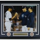 Mariano Rivera Signed Framed Yankees 16x20 Jeter Pettitte Photo HOF 2019 JSA