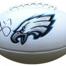 Alshon Jeffrey Signed Philadelphia Eagles Logo Football JSA ITP