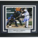 Miguel Cabrera Detroit Tigers Signed Framed 8x10 Batting Photo JSA