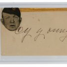 Cy Young Signed 1951 Government Postcard Slabbed PSA/DNA Mint 9