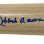 Hank Aaron Braves Signed Adirondack Big Stick Baseball Bat JSA Score Board