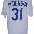 Joc Pederson Signed Los Angeles Dodgers Majestic Cool Base Baseball Jersey BAS