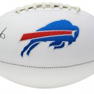 Thurman Thomas Signed Buffalo Bills Logo Football JSA