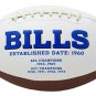 Thurman Thomas Signed Buffalo Bills Logo Football JSA