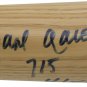 Hank Aaron Braves Signed Adirondack Big Stick Baseball Bat 715 4/8/74 Insc BAS
