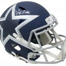 Dak Prescott Signed Dallas Cowboys Full Size AMP Speed Replica Helmet BAS
