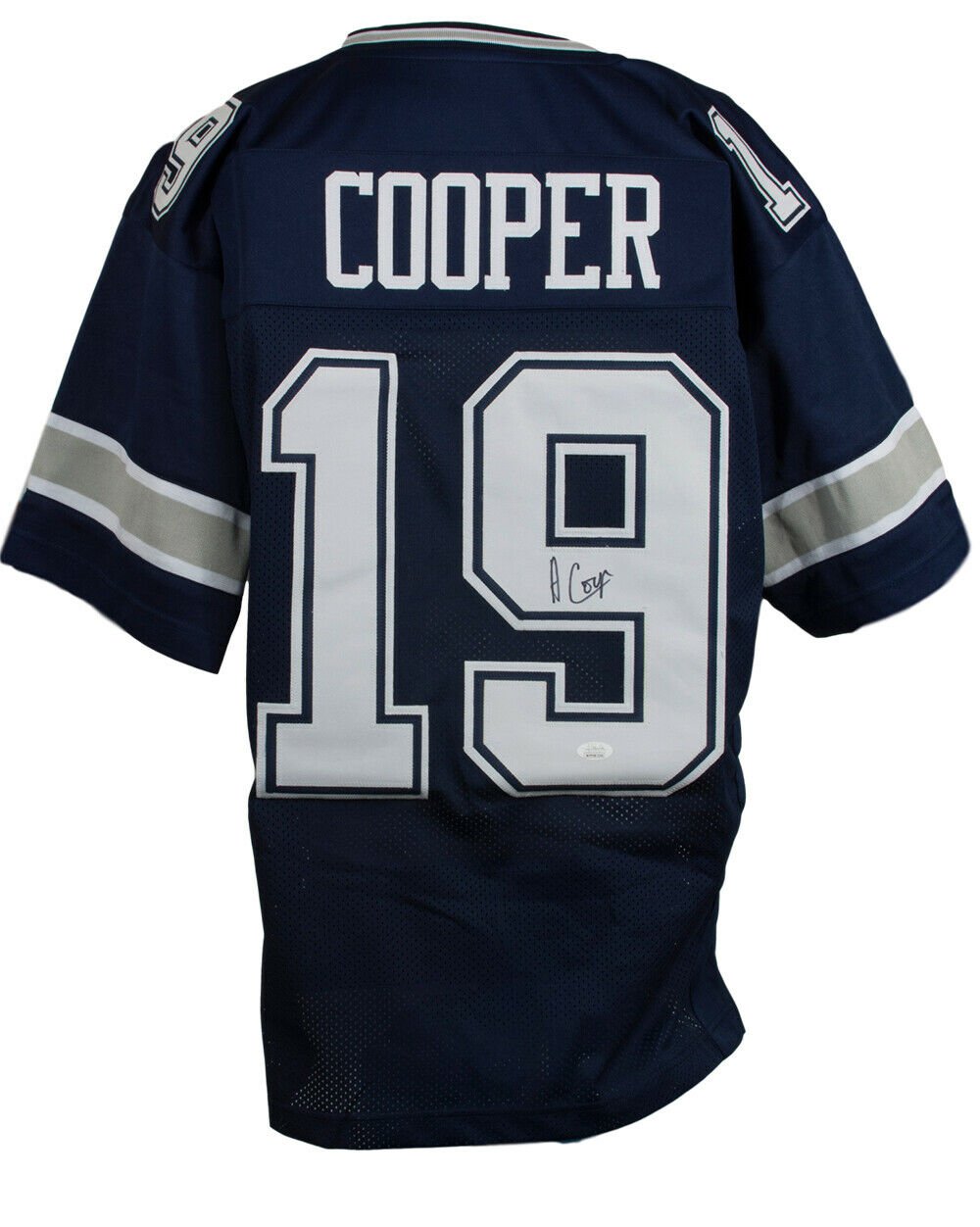 Amari Cooper Signed Blue Custom Pro Style Jersey JSA
