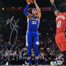 Tobias Harris Signed Philadelphia 76ers 8x10 Photo BAS