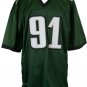 Fletcher Cox Signed Green Custom Pro-Style Football Jersey JSA