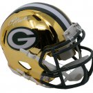 Paul Hornung Signed Green Bay Packers CHROME Mini Helmet JSA ITP