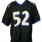 Ray Lewis Signed Black Pro-Style Custom Football Jersey HOF 18 Inscribed JSA