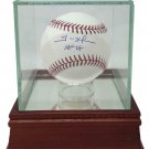 Trevor Hoffman Padres Signed MLB Baseball HOF 18 w/ Glass Display Case JSA ITP