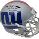 Lawrence Taylor Signed Giants Full Size AMP Speed Rep Helmet Bad MFer PSA/DNA