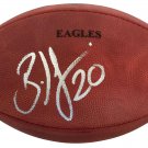 Brian Dawkins Signed Philadelphia Eagles Wilson Duke NFL Football JSA