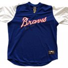 Hank Aaron Signed Braves Blue Majestic Cooperstown Jersey JSA Letter