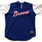 Hank Aaron Signed Braves Blue Majestic Cooperstown Jersey JSA Letter