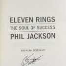 Phil Jackson Signed Eleven Rings: The Soul of Success Book BAS