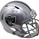 Jordy Nelson Signed Oakland Raiders Full Size Replica Speed Helmet BAS