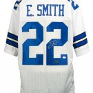 Emmitt Smith Signed Custom White Pro-Style Football Jersey JSA+Prova Hologram