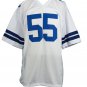 Leighton Vander Esch Signed Custom White Pro-Style Football Jersey BAS