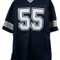 Leighton Vander Esch Signed Custom Blue Pro-Style Football Jersey BAS