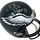 Brian Dawkins Signed Philadelphia Eagles Full Size Replica Helmet HOF 18 JSA