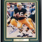Bart Starr Signed Framed Green Bay Packers 16x20 Scramble Photo JSA