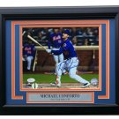 Michael Conforto Signed Framed 8x10 New York Mets Photo JSA
