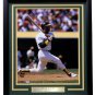 Reggie Jackson Signed Framed 16x20 Oakland A's Swing Photo PSA