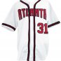 Greg Maddux Signed Custom Atlanta White Pro-Style Baseball Jersey JSA