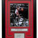 Michael Jordan Chicago Bulls Framed 8x10 Photo w/ Laser Signature